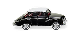 102-012002 - H0 - DKW Limousine - schwarz mit weißem Dach